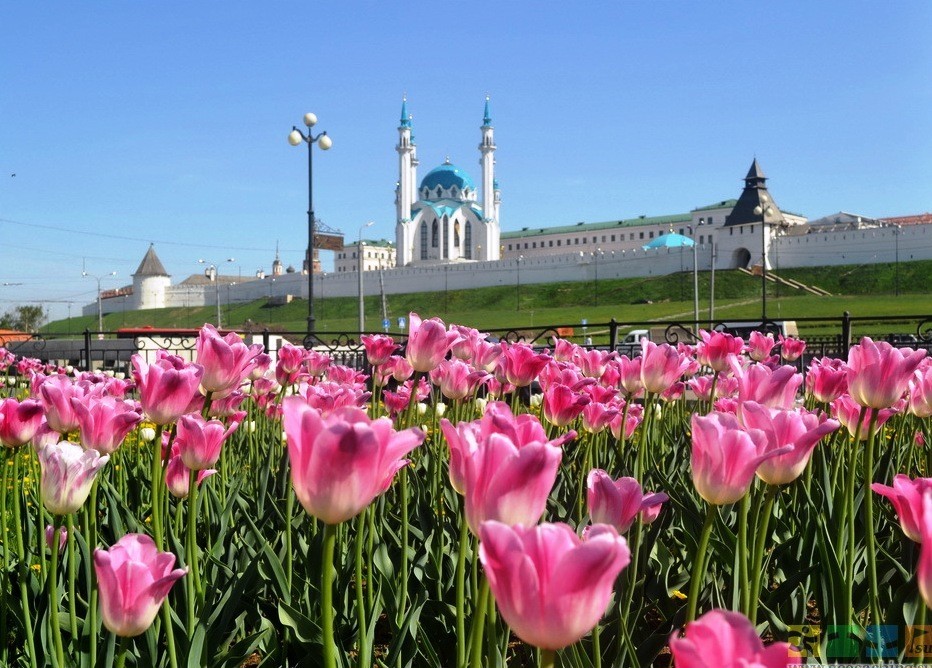 Казань. Татарстан. Вид на Кремль